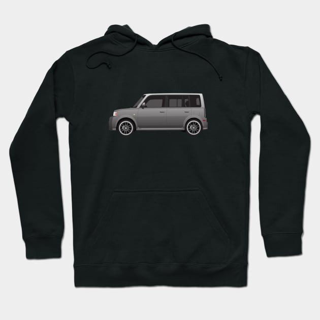 Vectored Boxcar Silver Hoodie by mpflies2